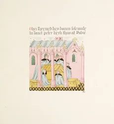 Ms. New Coll 380, f29r. The Antiquities of the Cathedral Church of Saint Mary, Carlisle, Drawn by Robert Carlile, 1795